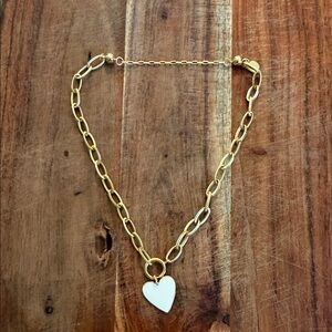 Chic Gold Heart Necklace